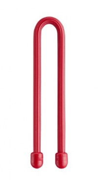 Nite Ize GT6-2PK-10 Gear Tie Reusable 6-Inch Rubber Twist Tie, 2-Pack, Red