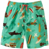 Hatley Boys 2-7 Surf Swim Trunks, Ocean Blue, 2T Hatley Boys 2-7 Surf Swim Trunks, Ocean Blue, 2T