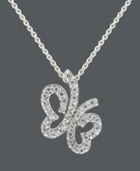 B. Brilliant 18K Gold Over Sterling Silver Butterfly Necklace B. Brilliant 18K Gold Over Sterling Silver Butterfly Necklace