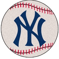 FANMATS 6339 MLB New York Yankees Baseball Rug FANMATS 6339 MLB New York Yankees Baseball Rug