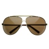 High Quality Full Frame Big X-Large Oversized Metal Aviator Sunglasses