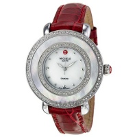 MICHELE Cloette Diamond, Garnet Alligator MICHELE Cloette Diamond, Garnet Alligator