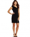 Calvin Klein Women's Zip Fron Cap Sleeve Dres