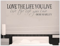 Bob Marley Quote Wall Decal Decor Love Life Words Large Nice Sticker Text Bob Marley Quote Wall Decal Decor Love Life Words Large Nice Sticker Text