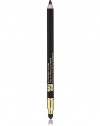 Stay-true color. Hours and hours of wear. Double Wear Stay-in-Place Eye Pencil lines and defines with smooth, even color that looks fresh all day. Wears for 12 hours, sets in seconds. Double-ended tool has smudger on one end, color on the other. Lightweight, creamy formula glides on effortlessly. Rich, stay-true color won't feather or bleed. 