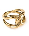 This delicate gold-plated metal ring from Michael Kors is a sweet heart touch. What's knot to love?