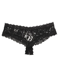 A sultry silhouette for behind closed doors, Hanky Panky's cheeky hipster features an open-panel design and back cut-out. Style #482921. A sultry silhouette for behind closed doors, Hanky Panky's cheeky hipster features an open-panel design and back cut-out. Style #482921.