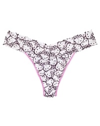 Hanky Panky meets Hello Kitty with this fabulously fun original-rise thong. Style #4V1182. Hanky Panky meets Hello Kitty with this fabulously fun original-rise thong. Style #4V1182.