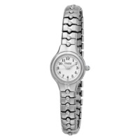 Caravelle by Bulova Women's 43L72 Expansion Bracelet White Dial Watch Caravelle by Bulova Women's 43L72 Expansion Bracelet White Dial Watch