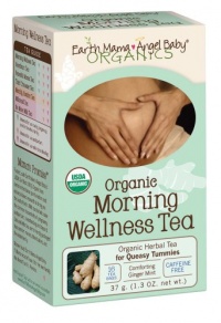 Earth Mama Angel Baby Organic Morning Wellness Tea, 16 teabags Earth Mama Angel Baby Organic Morning Wellness Tea, 16 teabags