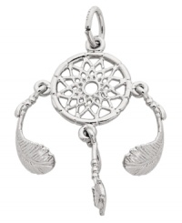 Embrace your inner-bohemian with this breezy style. Rembrandt's chic charm features a polished dream catcher crafted from sterling silver. Charm can easily be added to your favorite necklace or charm bracelet. Approximate drop: 1-1/4 inches. Embrace your inner-bohemian with this breezy style. Rembrandt's chic charm features a polished dream catcher crafted from sterling silver. Charm can easily be added to your favorite necklace or charm bracelet. Approximate drop: 1-1/4 inches.