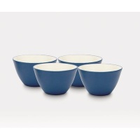 Noritake 4-Inch Colorwave Bowl, Blue, Set of 4 Noritake 4-Inch Colorwave Bowl, Blue, Set of 4
