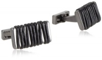 Kenneth Cole New York Men's Wrapped Leather Cord Cufflinks Kenneth Cole New York Men's Wrapped Leather Cord Cufflinks