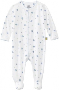 Noa Lily Baby-Boys Newborn Turtle Print Footie, Blue, 9 Months Noa Lily Baby-Boys Newborn Turtle Print Footie, Blue, 9 Months