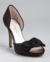 In faille fabric, Caparros' Zsa Zsa pump offers understated style for the stylish sophisticate.