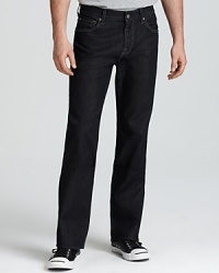 7 For All Mankind delivers a pair of super-cool dark-washed jeans, featuring a trend-right look with a relaxed, straight leg. 7 For All Mankind delivers a pair of super-cool dark-washed jeans, featuring a trend-right look with a relaxed, straight leg.