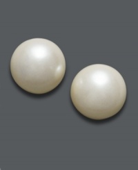 Add shimmering sophistication to your ensemble. Charter Club's chic stud earrings feature simulated plastic pearls (6 mm) in a mixed metal post setting. Add shimmering sophistication to your ensemble. Charter Club's chic stud earrings feature simulated plastic pearls (6 mm) in a mixed metal post setting.