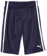 Puma - Kids Boys 2-7 Little Mesh Short, Navy, 4 Puma - Kids Boys 2-7 Little Mesh Short, Navy, 4
