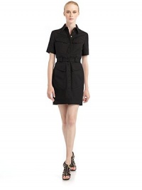 THE LOOKShirt collarFront covered snap closureShort snap cuff sleevesFour front snap flap pocketsBelt with snap closure and ruched elastic backSeam detailsKeyhole in backTHE FITAbout 35 longTHE MATERIAL96% cotton/4% elastaneCotton liningCARE & ORIGINDry cleanMade in Italy THE LOOKShirt collarFront covered snap closureShort snap cuff sleevesFour front snap flap pocketsBelt with snap closure and ruched elastic backSeam detailsKeyhole in backTHE FITAbout 35 longTHE MATERIAL96% cotton/4% elastaneCotton liningCARE & ORIGINDry cleanMade in Italy