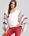 Vibrantly printed voluminous sleeves enliven this Ella Moss top, a trend-right addition to your tee repertoire.