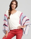Vibrantly printed voluminous sleeves enliven this Ella Moss top, a trend-right addition to your tee repertoire.