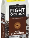 Eight O'Clock Coffee, 100% Columbian Whole Bean, 40-Ounce Package