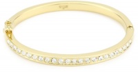 Carolee Gold Metalist Gold-Tone Crystal Teardrop Bracelet Carolee Gold Metalist Gold-Tone Crystal Teardrop Bracelet