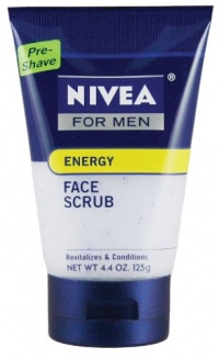 Nivea for Men Energy Face Scrub, 4.4-Oz. Tubes (Pack of 4) Nivea for Men Energy Face Scrub, 4.4-Oz. Tubes (Pack of 4)
