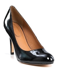Patent leather pumps in a sleek silhouette with Corso Como's generous cushioning for all day wear. A delectable treat for your winter wardrobe! Patent leather pumps in a sleek silhouette with Corso Como's generous cushioning for all day wear. A delectable treat for your winter wardrobe!