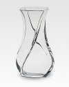 Sweeping curves in clear, stunningly crafted lead crystal. From the Serpentin Collection 8 high Hand wash Made in France