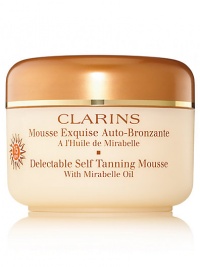 A 3-in-1 product that is a self-tanner, moisturizer and sun care all rolled into one. This fantastic self-tanner, with a whipped cream texture, is a lightweight, white mousse that seems to melt into the skin, giving it a gradual, natural-looking tan, without any help from the sun. An irresistible treat for the face and body. 4.2 oz. A 3-in-1 product that is a self-tanner, moisturizer and sun care all rolled into one. This fantastic self-tanner, with a whipped cream texture, is a lightweight, white mousse that seems to melt into the skin, giving it a gradual, natural-looking tan, without any help from the sun. An irresistible treat for the face and body. 4.2 oz.
