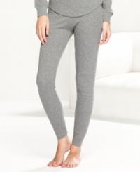 Keep your legs toasty warm with these waffle-knit thermal pants by Jockey. Keep your legs toasty warm with these waffle-knit thermal pants by Jockey.