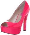 Betsey Johnson Women's Sitan Open-Toe Pump