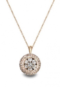 Effy Jewlery Rose Gold Diamond Pendant, .98 TCW Effy Jewlery Rose Gold Diamond Pendant, .98 TCW