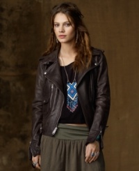 Designed in the spirit of glamour and rebellion threaded through the culture of the 1950s and '60s, the forever-chic leather jacket enjoys a modern revival with its fresh take on a vintage classic, from Denim & Supply Ralph Lauren. Designed in the spirit of glamour and rebellion threaded through the culture of the 1950s and '60s, the forever-chic leather jacket enjoys a modern revival with its fresh take on a vintage classic, from Denim & Supply Ralph Lauren.