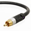 Mediabridge 50 feet Ultra Series - Dual Shielded Subwoofer Cable - RCA to RCA Gold Plated Pro Grade Connectors