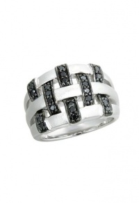 Effy Jewlery Balissima Black Diamond Ring, .32 TCW Ring size 7