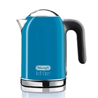 The kettle gets a dramatic makeover in Delonghi's new kMix collection. Chic, stylish and utterly fresh, this fun little number is offered in 8 brilliant shades, making a bold addition to your kitchen counter. The kettle gets a dramatic makeover in Delonghi's new kMix collection. Chic, stylish and utterly fresh, this fun little number is offered in 8 brilliant shades, making a bold addition to your kitchen counter.