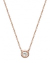 Effy Jewlery Rose Gold Diamond Pendant, .20 TCW
