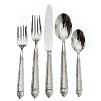 A grand pronouncement of grace and beauty combining architectural brilliance and understated elegance. Designed and crafted by Ricci Silversmiths of superior 18/10 stainless steel, with a devotion to quality and detail. A grand pronouncement of grace and beauty combining architectural brilliance and understated elegance. Designed and crafted by Ricci Silversmiths of superior 18/10 stainless steel, with a devotion to quality and detail.