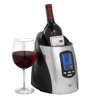 Sharper Image Adjustable Temperature Control Wine Chiller Sharper Image Adjustable Temperature Control Wine Chiller