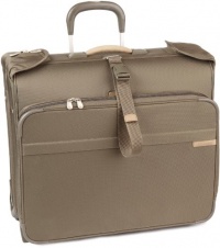 Briggs & Riley Deluxe Wheeled Garment Bag,Olive,20x24x11.5 Briggs & Riley Deluxe Wheeled Garment Bag,Olive,20x24x11.5