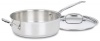 Cuisinart 733-24H Chef's Classic Stainless 3-1/2-Quart Saute Pan with Helper Handle & Cover