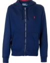 Polo Ralph Lauren Full Zip Fleece Hoodie, Luxury Blue, Large