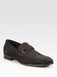 Remarkable craftsmanship with careful attention to detail in incredibly soft suede with a metal buckle strap detail.Suede upperPadded insoleLeather soleMade in Italy Remarkable craftsmanship with careful attention to detail in incredibly soft suede with a metal buckle strap detail.Suede upperPadded insoleLeather soleMade in Italy
