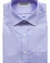 Michael Kors Non-iron Textured Pique Dress Shirt - Blue Stone