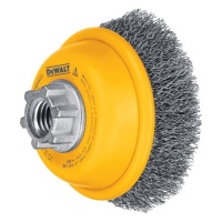 DEWALT DW4920 3-Inch by 5/8-Inch-11 Crimped Cup Brush/Carbon Steel .014-Inch DEWALT DW4920 3-Inch by 5/8-Inch-11 Crimped Cup Brush/Carbon Steel .014-Inch