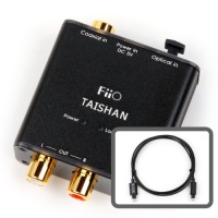 FiiO D3 (D03K) Digital to Analog Audio Converter With Micca 6ft Optical Toslink Cable - 192kHz/24bit Optical and Coaxial DAC FiiO D3 (D03K) Digital to Analog Audio Converter With Micca 6ft Optical Toslink Cable - 192kHz/24bit Optical and Coaxial DAC