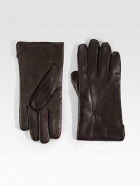 EXCLUSIVELY OURS. A must-have this season and for years to come in fine nappa leather with cashmere linings for incomparable warmth.Dry clean by leather professional Made in Italy EXCLUSIVELY OURS. A must-have this season and for years to come in fine nappa leather with cashmere linings for incomparable warmth.Dry clean by leather professional Made in Italy