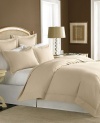 Martha Stewart Luxury Flannel Pebble (Taupe) Full/Queen Duvet Cover